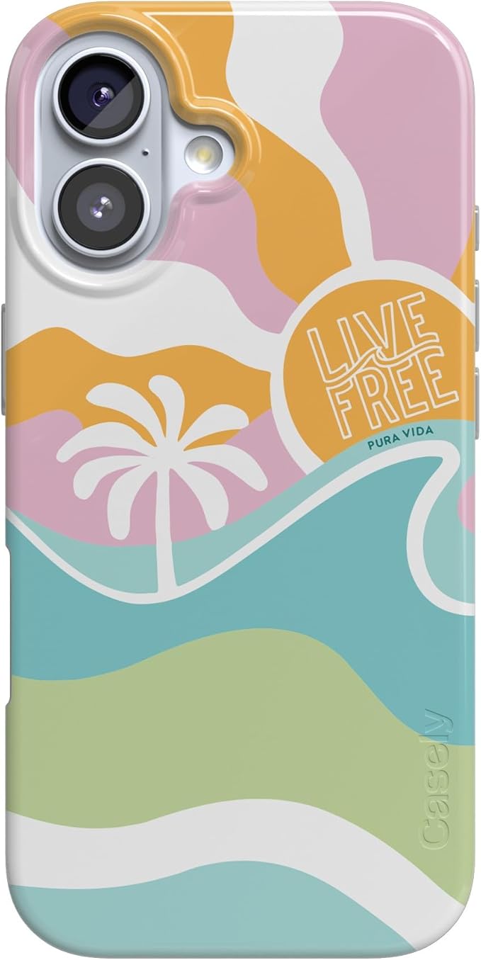 Casely iPhone 17 Case | Tropical Dreams | Pura Vida | Compatible with MagSafe | Classic Ultra Slim Design