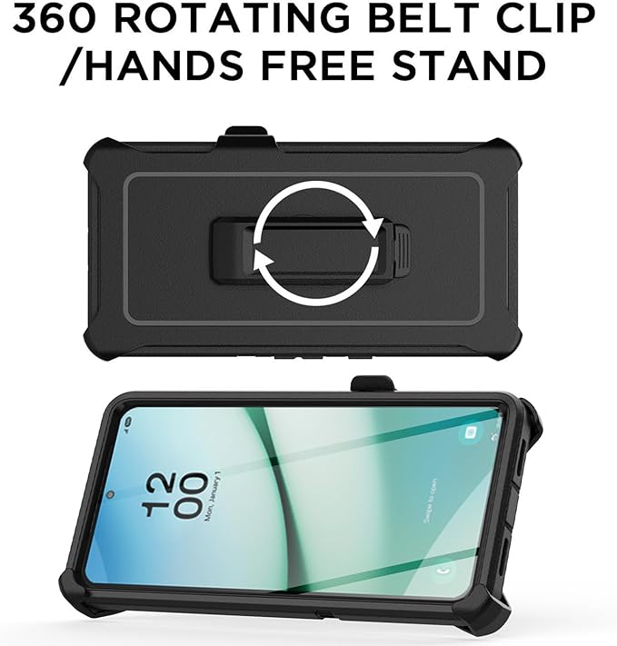 AICase Belt-Clip Holster Case for Samsung Galaxy S25 Plus 6.7",Heavy Duty Drop Protection Full Body Rugged Shockproof/Drop Proof/DustProof Military Grade Tough Durable Cover for S25 Plus 2025