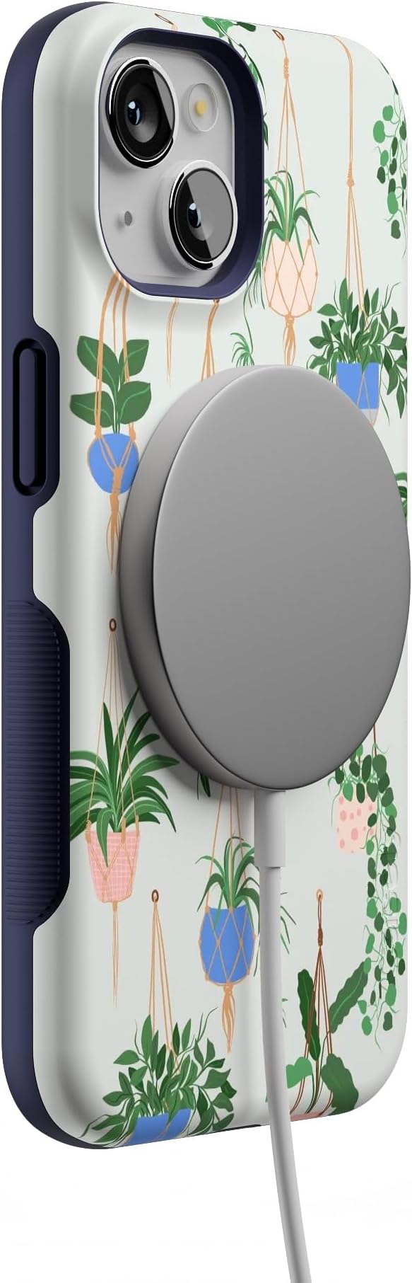 Casely iPhone 14 Case | Hanging Around | Potted Plants | Compatible with MagSafe | Bold Protective Design