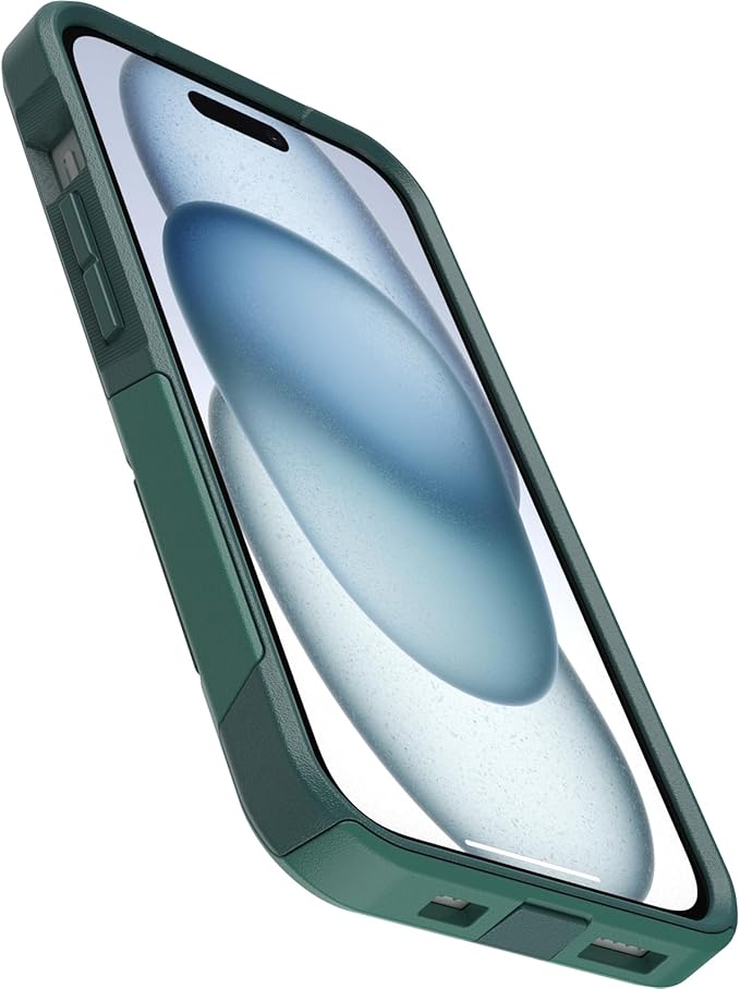 OtterBox iPhone 16e, 15, 14, & 13 Commuter Series Case - GET Your Greens, Slim & Tough, Pocket-Friendly, with Port Protection