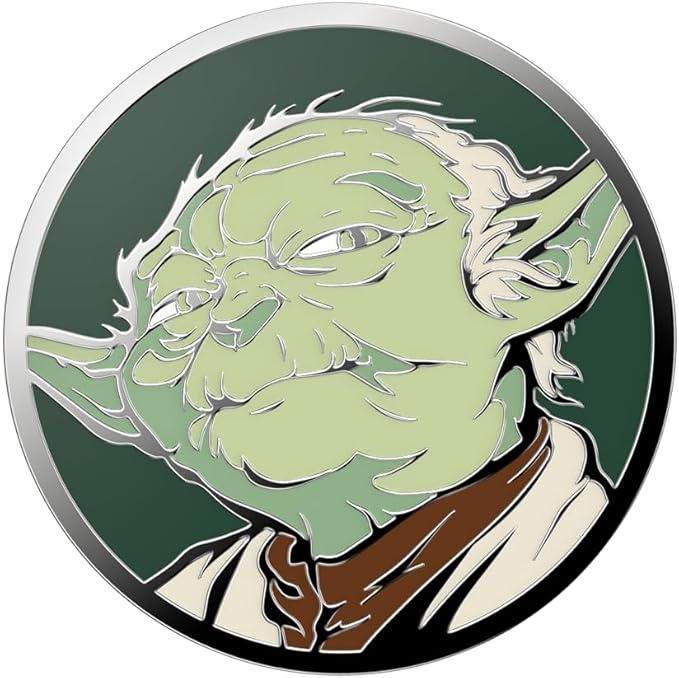 PopSockets Phone Grip with Expanding Kickstand, Adhesive Grip, Star Wars - (Enamel) - Yoda