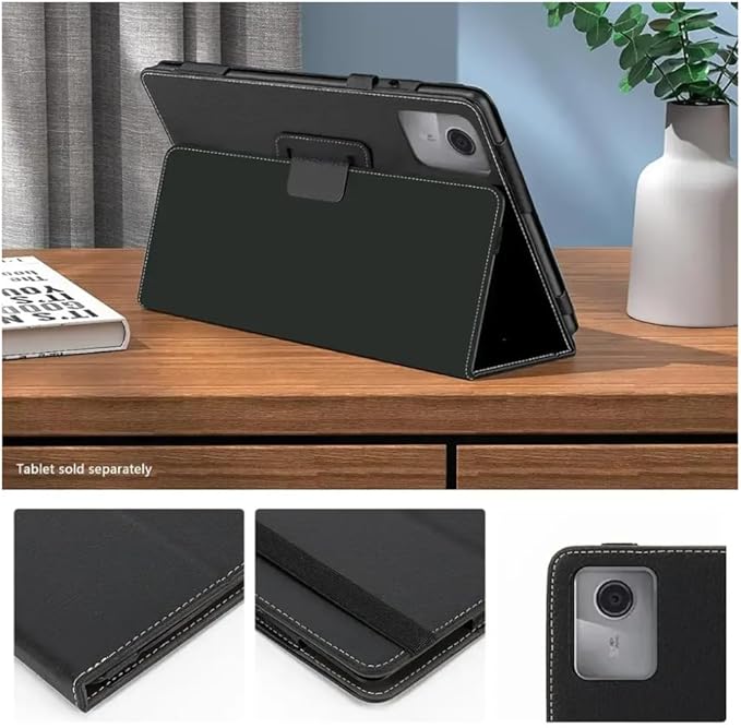 Sahara - Venture Series Bi-Fold Folio Case for Lenovo Tab M11, Black, (TB00454)