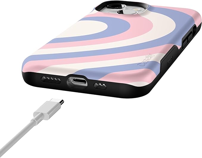 Casely iPhone 14 Case | Half of My Heart (Right) | Friendship | Compatible with MagSafe | Bold Protective Design