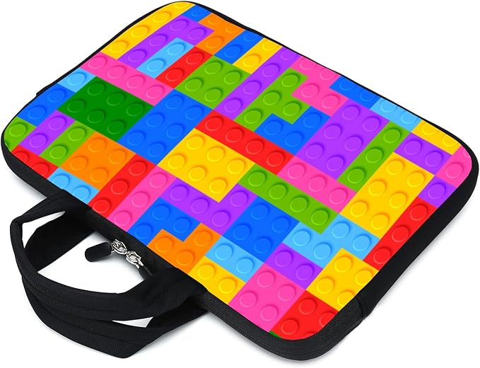Laptop Sleeve Case 11.6" 12.1 Inch Neoprene Laptop Sleeve/Notebook Computer Pocket Case/Chromebook Case/Tablet Briefcase Carrying Bag Compatible For Men， Women ，boys， girls (puzzle)