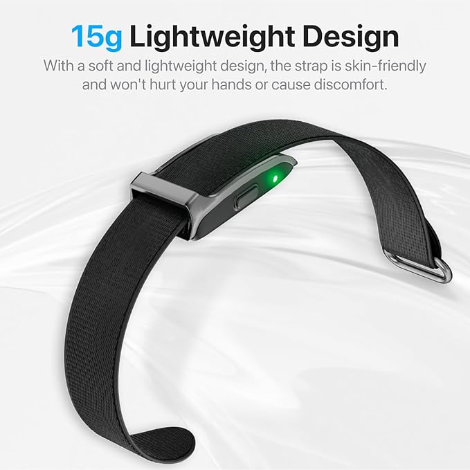 Smart Health Wristband, All-Day Continuous Monitoring, Heart Rate Tracking, Improve Sleep, Wearable Activity & Fitness Tracker, 120+ Sports Modes, 60-Day Battery, with Free App, 2 Bands Included