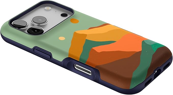 Casely iPhone 17 Pro Case | Endless Peaks | Colorblock Mountain | Compatible with MagSafe | Bold Protective Design
