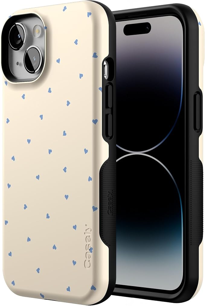 Casely iPhone 14 Case | I'm Yours | Tiny Hearts | Compatible with MagSafe | Bold Protective Design