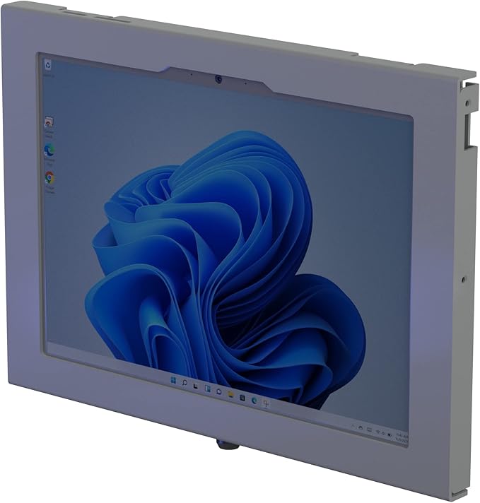 TABcare Locking Anti-Theft Metal Case for MS Surface Pro 8 9 10 11 as Kiosk, POS, Store, Show Display, Time Clock (Surface Pro 8/9/10/11, White)