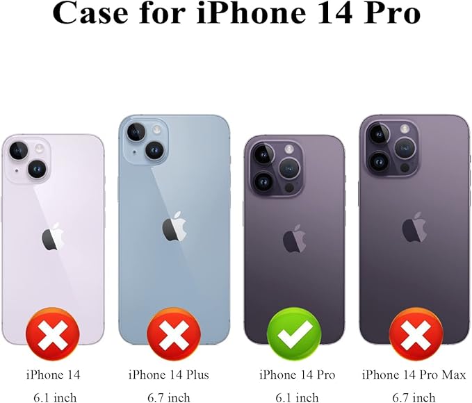 MMHUO for iPhone 14 Pro Case with Card Holder,Flower Magnetic Buttons Protective Wallet Case for Women for iPhone 14 Pro,Rose Gold