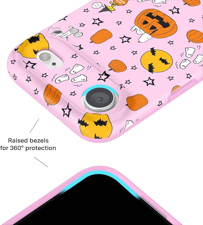 VELVET CAVIAR Case for iPhone 17 Air | Compatible with MagSafe | 10ft Drop Tested | Protective Designer Cases | Pink Pumpkin Snoopy