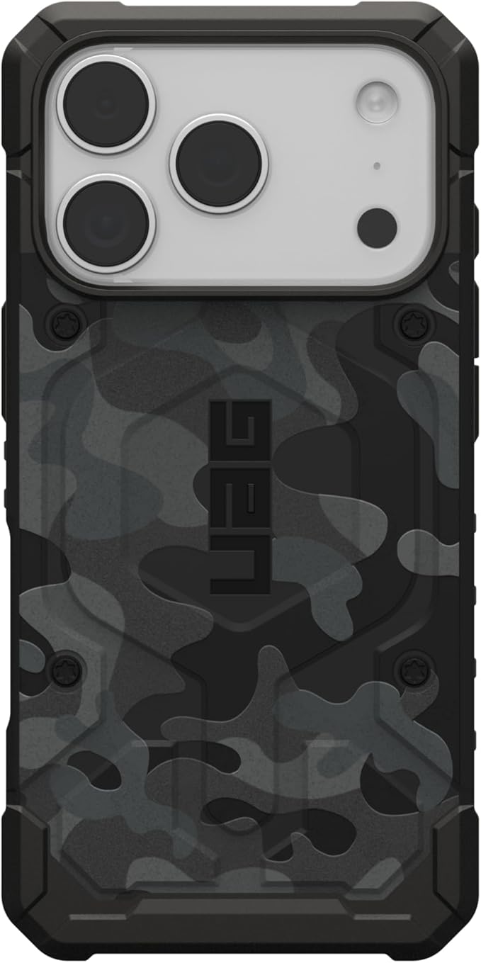 URBAN ARMOR GEAR UAG Designed for iPhone 17 Pro Case Pathfinder SE - Compatible with MagSafe Military Grade Protective Cover, Midnight Camo