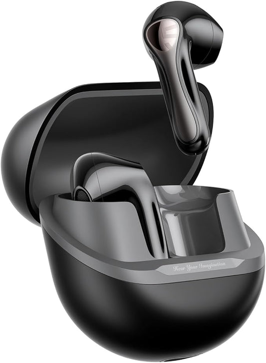 SoundPEATS Air5 Lite Wireless Earbuds with Hi Res Audio, Bluetooth 5.4 Semi in Ear Earphones, 13mm Drivers, LDAC Codec, ENC Noise Cancelling Headphones for Calls, Stereo Sound, 30 Hrs Fast Charge