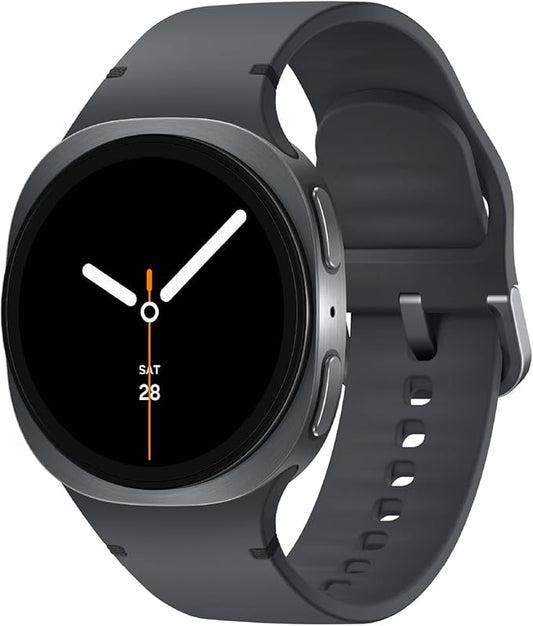 Samsung Galaxy Watch 8 (2025) 40mm LTE Smartwatch, Cushion Design, Fitness Tracker, Sleep Coaching, Running Coach, Energy Score, Heart Rate Tracking, Graphite [US Version, 2 Yr Warranty]