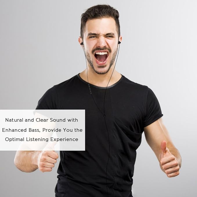 MAXROCK Sleep Earbuds, Ultra-Soft Comfortable Noise Isolating Earplugs Workout Headphones in-Ear Earphones w/Mic & Volume Control - Perfect for Side Sleeper Air Travel, Meditation & Insomnia