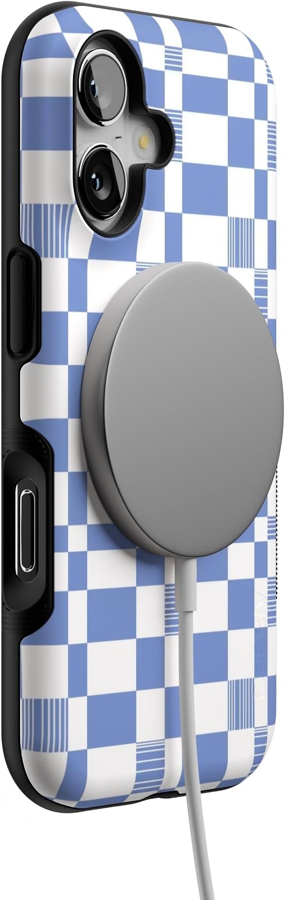 Casely iPhone 17 Case | Reality Check | Periwinkle | Bold Protective Design | Compatible with MagSafe