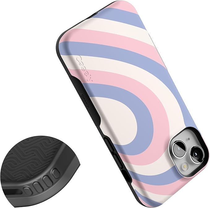 Casely iPhone 14 Case | Half of My Heart (Left) | Friendship | Compatible with MagSafe | Bold Protective Design