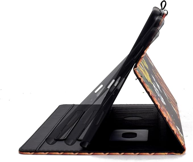 Case for Galaxy Tab A9+/A9 Plus 11 Inch 2024 (SM-X210/X216/X218), Funut PU Leather Folio Cover Multi-Angle Stand with Auto Wake/Sleep Case for Samsung Galaxy Tab A9 Plus/A9+ Tablet, Flower Beehive