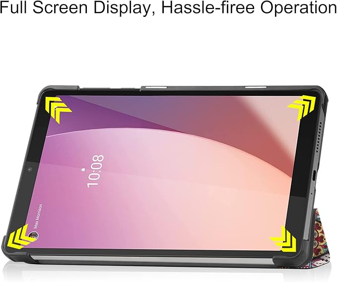 Case for Lenovo Tab M8 4th Gen 2023, Folding Folio Ultra-Thin PU Leather Stand Case Cover for Lenovo Tab M8 4th Gen TB-300FU Mandala