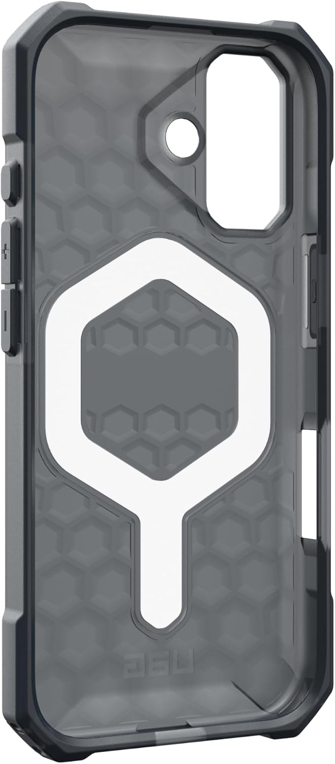 URBAN ARMOR GEAR UAG Designed for iPhone 17 Case Essential Armor - Compatible with MagSafe Translucent Military Grade Protective Cover, Ash