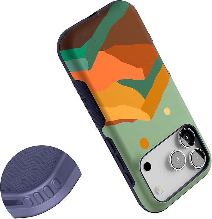 Casely iPhone 17 Pro Case | Endless Peaks | Colorblock Mountain | Compatible with MagSafe | Bold Protective Design