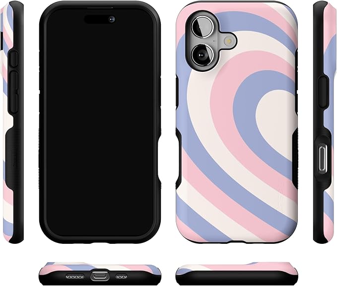 Casely iPhone 17 Case | Half of My Heart (Left) | Friendship | Bold Protective Design | Compatible with MagSafe