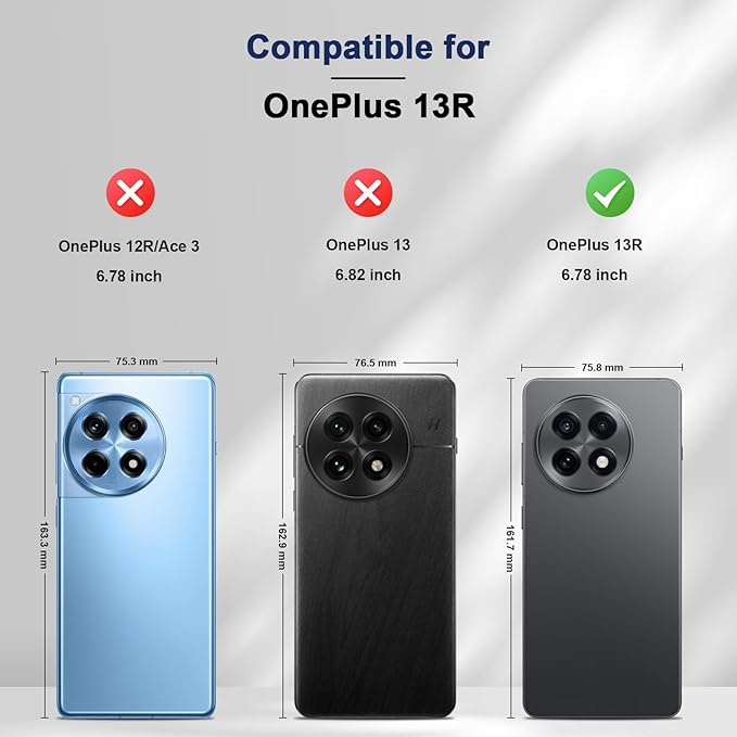 Jasonyu Flip Wallet Case for OnePlus 13R,Leather Magnetic Folio Cover with Card Holder,Kickstand - TPU Shockproof Durable Protective Phone Case,Blue