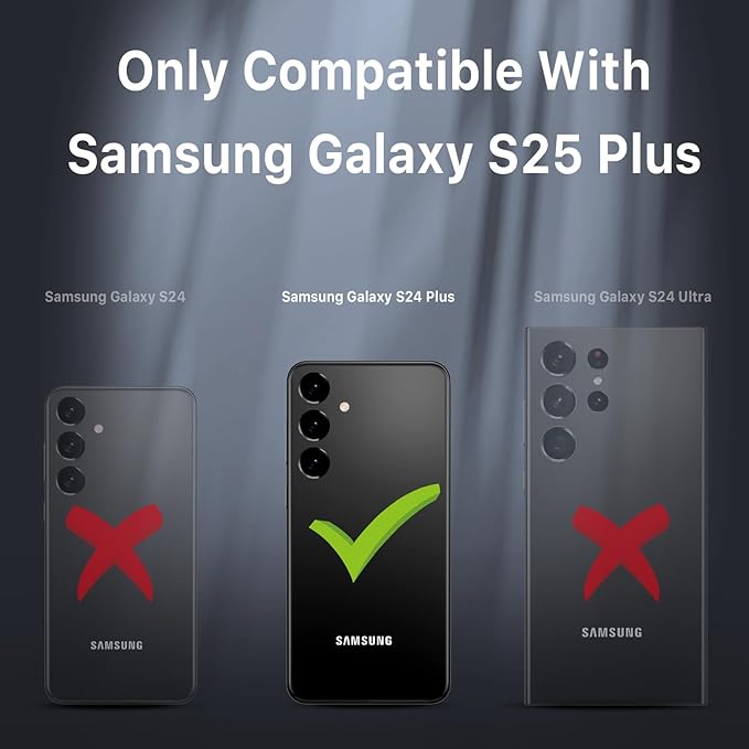 M MYBAT PRO Maverick Series for Samsung Galaxy S25 Plus Case with Belt Clip Holster, 6.7 inch, Heavy Duty Military Grade Drop Protective Case with 360° Rotating Stand (No Screen Protector) Blue