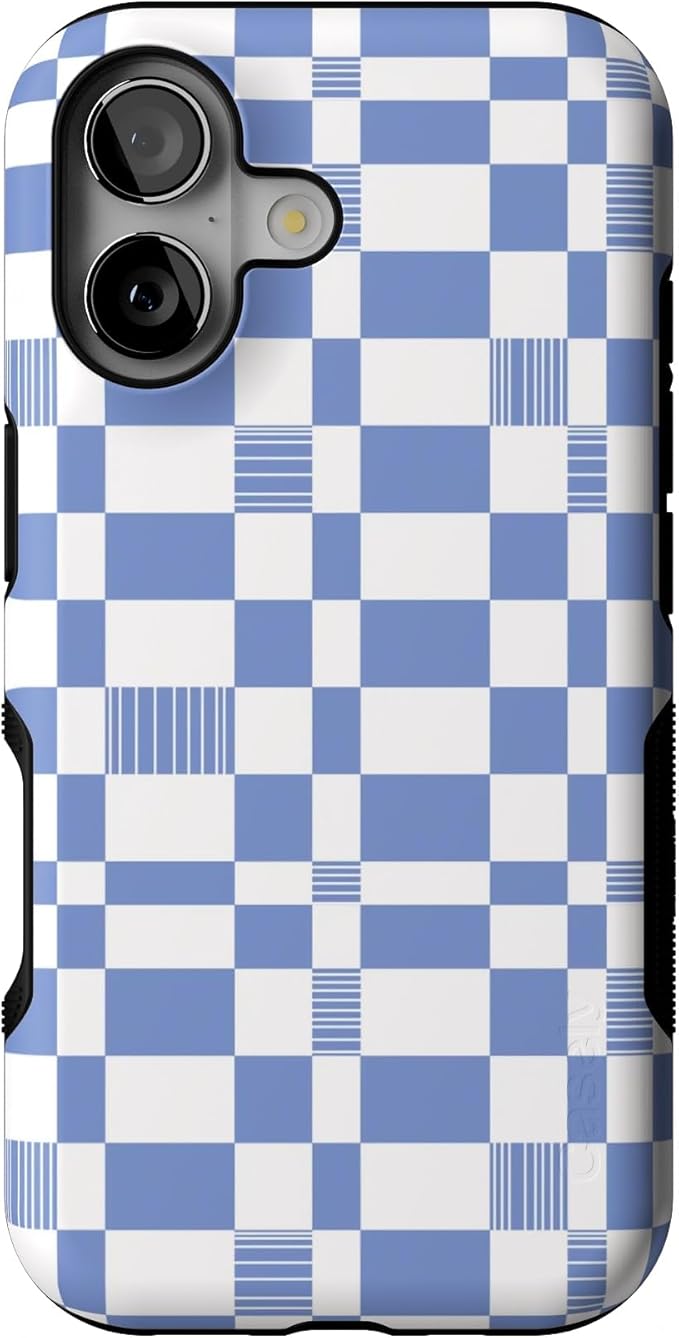 Casely iPhone 17 Case | Reality Check | Periwinkle | Bold Protective Design | Compatible with MagSafe