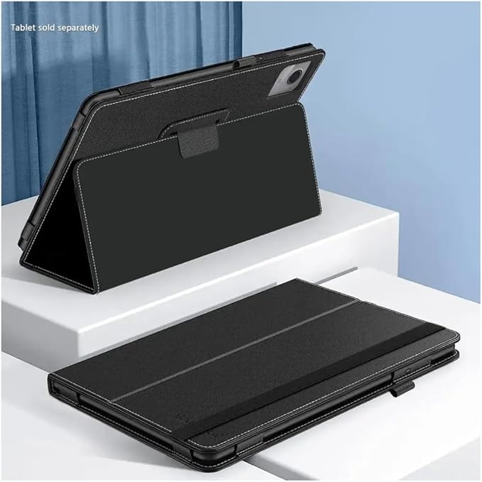 Sahara - Venture Series Bi-Fold Folio Case for Lenovo Tab M11, Black, (TB00454)
