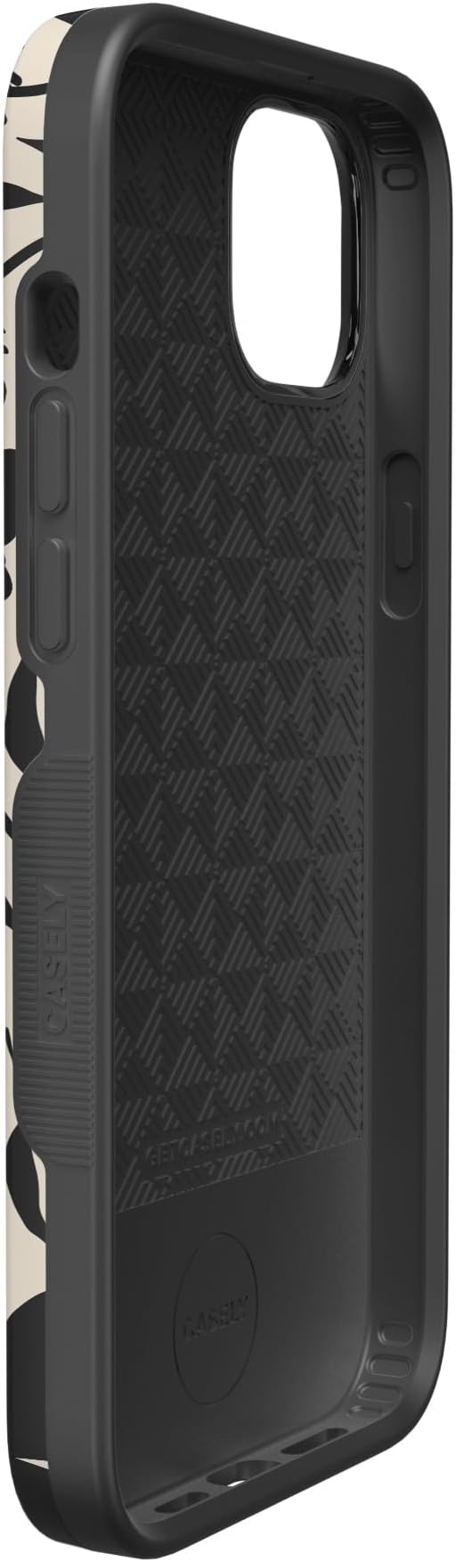 Casely iPhone 14 Case | Dark Fantasy | Contrast Floral | Compatible with MagSafe | Bold Protective Design