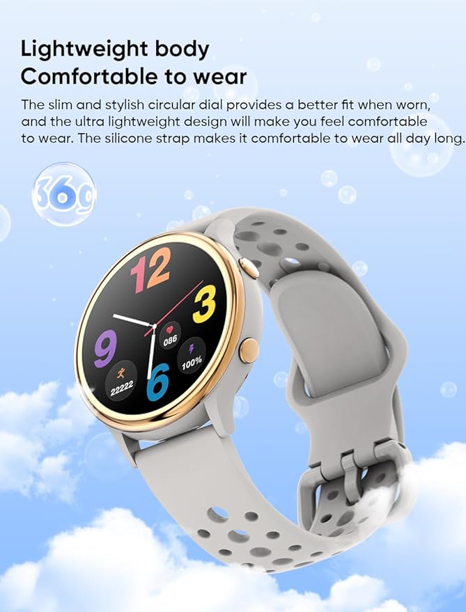 Smart Watches for Women, Fitness Tracker with Heart Rate & SpO2 Monitor, IP67 Waterproof Activity Tracker for Men & Women, Smart Watch for Android Phones and iPhone Compatible (Pink)