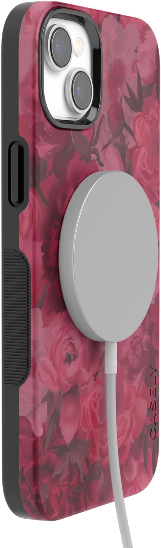 Casely iPhone 14 Case | Romance Novel | Moody Floral | Compatible with MagSafe | Bold Protective Design