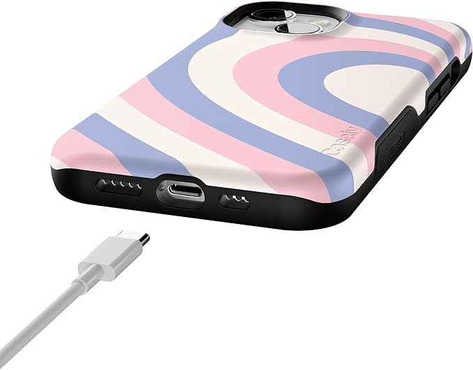 Casely iPhone 14 Case | Half of My Heart (Left) | Friendship | Compatible with MagSafe | Bold Protective Design