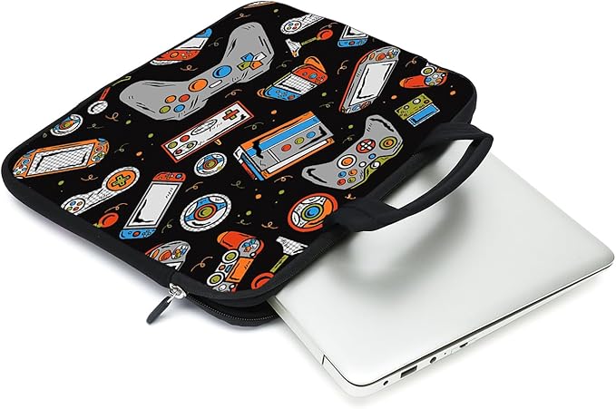 Laptop Sleeve Case 11.6"" 12.1 Inch Neoprene Laptop Sleeve/Notebook Computer Pocket Case/Chromebook Case/Tablet Briefcase Carrying Bag Compatible for Men， Women ，boys， girls (HYXSB-1)