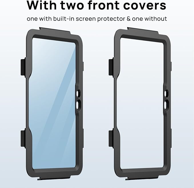 Gerutek Case for Samsung Galaxy Tab Active 5Pro 2025/Tab Active4 Pro 2022/Active Pro 2019 10.1", Heavy Duty Shockproof Drop Protection Case with Screen Protector 360° Stand,Hand/Shoulder Strap,Black