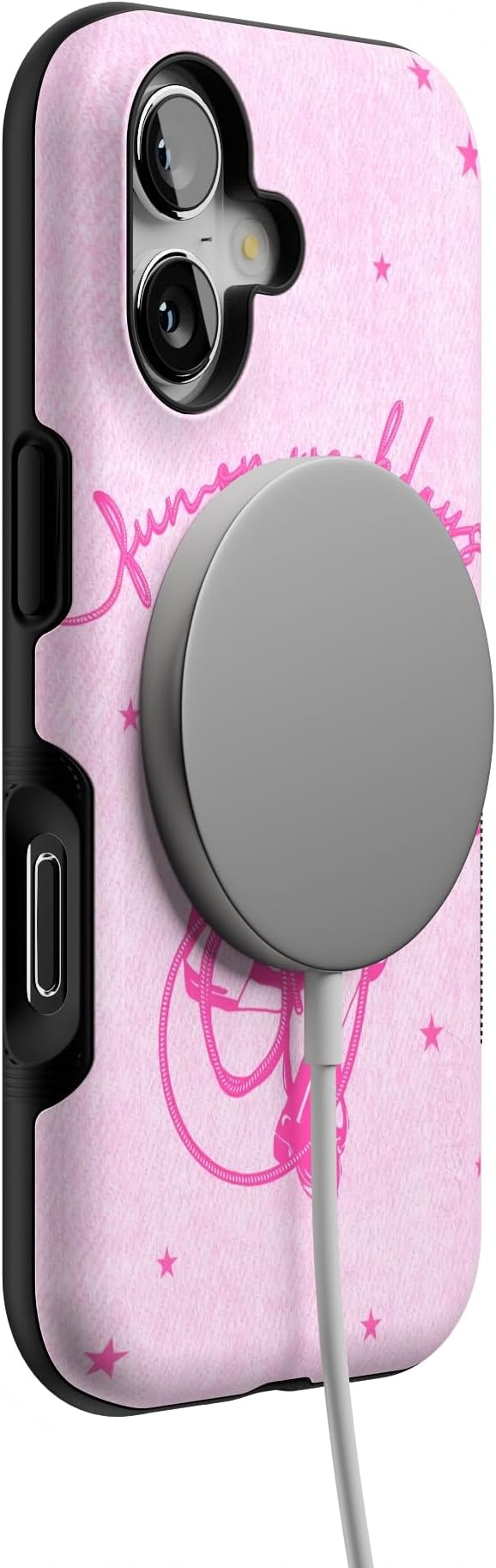 Casely iPhone 17 Case | Denim Cowgirl | Fun on Weekdays | Bold Protective Design | Compatible with MagSafe