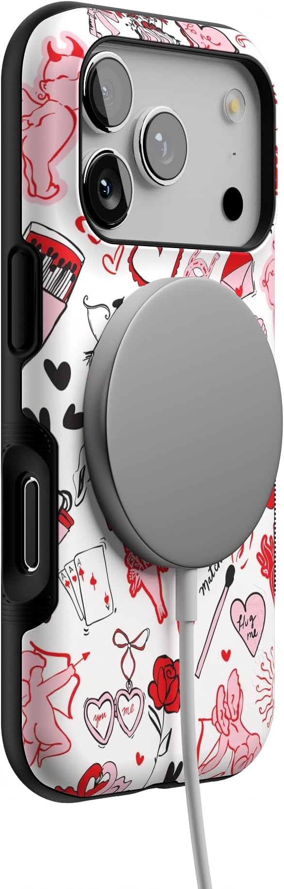 Casely iPhone 17 Pro Case | Cupid's Touch | Collage | Bold Protective Design | Compatible with MagSafe