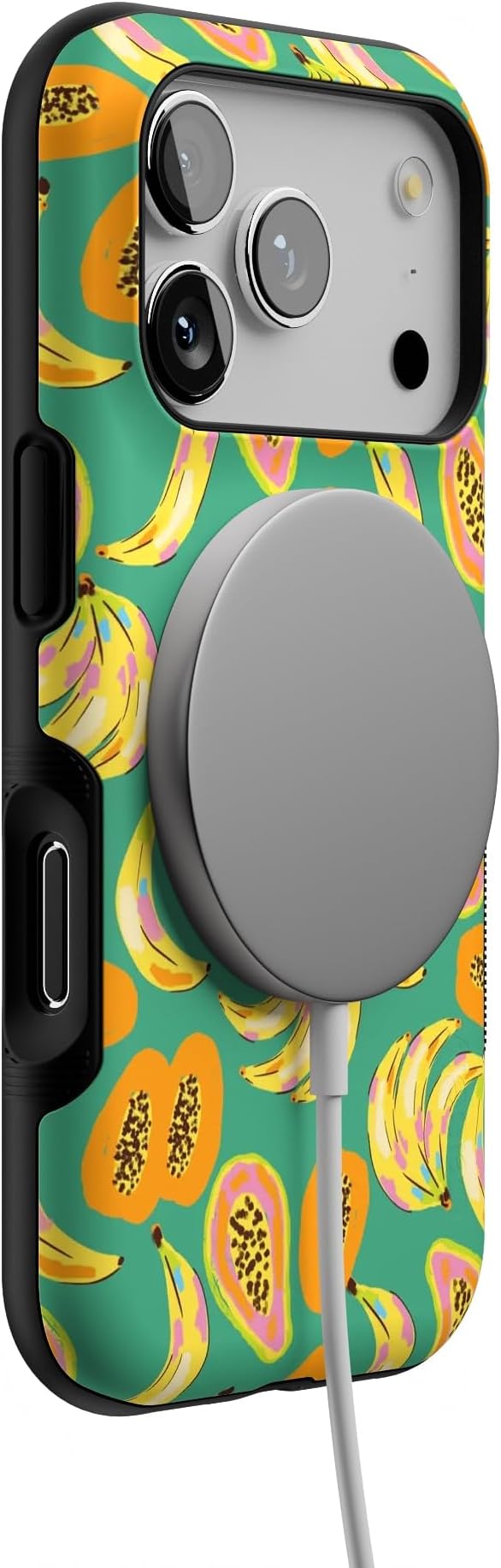 Casely iPhone 17 Pro Case | Papaya Palms | Dippin' Daisy's Tropical Vacation | Bold Protective Design | Compatible with MagSafe