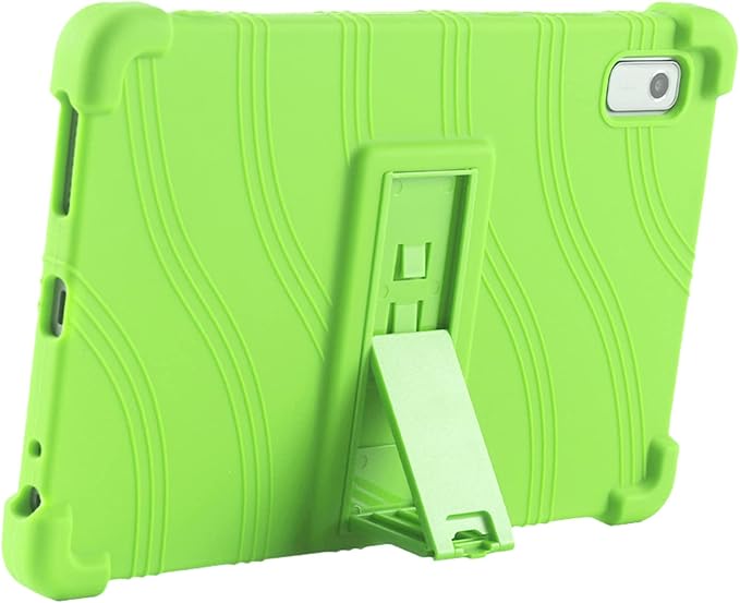 Case for Lenovo Tab M9 Cover 9.0 inch (TB-310FU,2023 Released), Kids Friendly Soft Silicone Adjustable Stand Cover for Lenovo Tab M9 Tablet (Green)