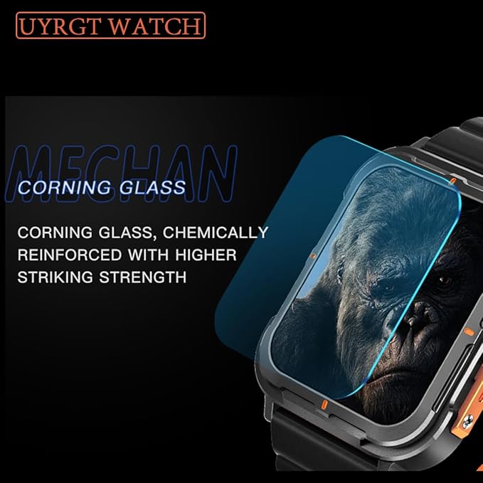 Sports&Rugged Smartwatch for Men Women,CNC Aluminum Alloy Frame,1.83” Full Touch Display,Bluetooth Call,Fitness Tracker 28 Sports Modes,Heart Rate,Sleep Monitor,Compatible with iOS & Android