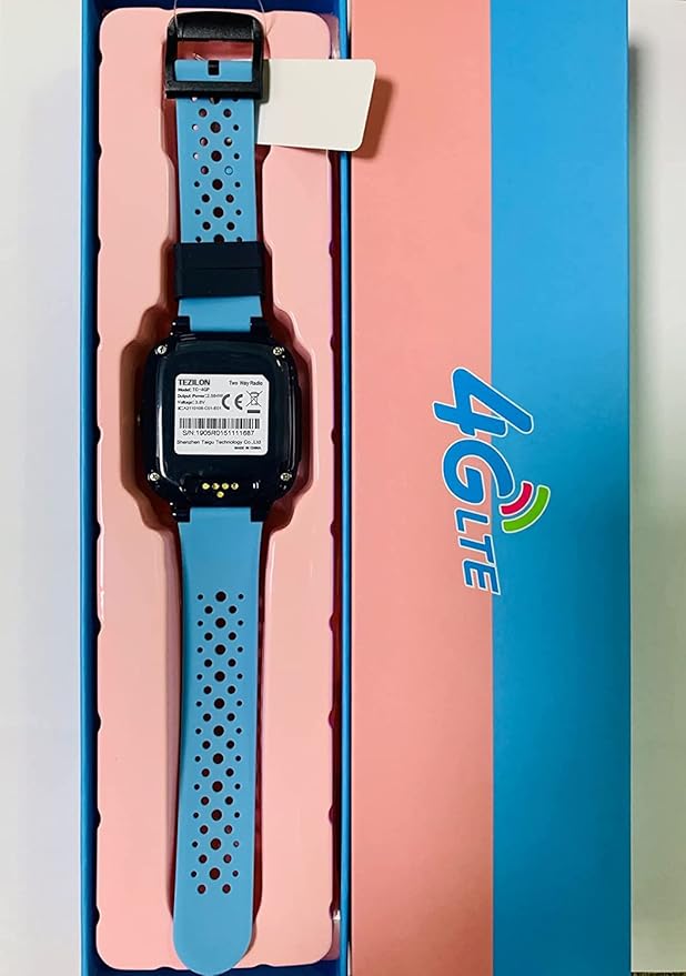 Kids 4G GPS smart watch for boy girl 3-15 years old Global Real-Time tracking watches Waterproof Cell Phone watch Child Video Chat Device SOS Alarm Camera Geo-Fence Pedometer Anti-Lost Tracker Locator