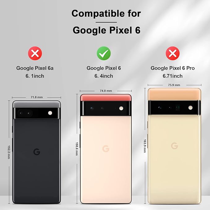 Jasonyu Flip Wallet Case for Google Pixel 6 5G,Leather Magnetic Folio Cover with Card Holder,Kickstand - TPU Shockproof Durable Protective Phone Case,Black