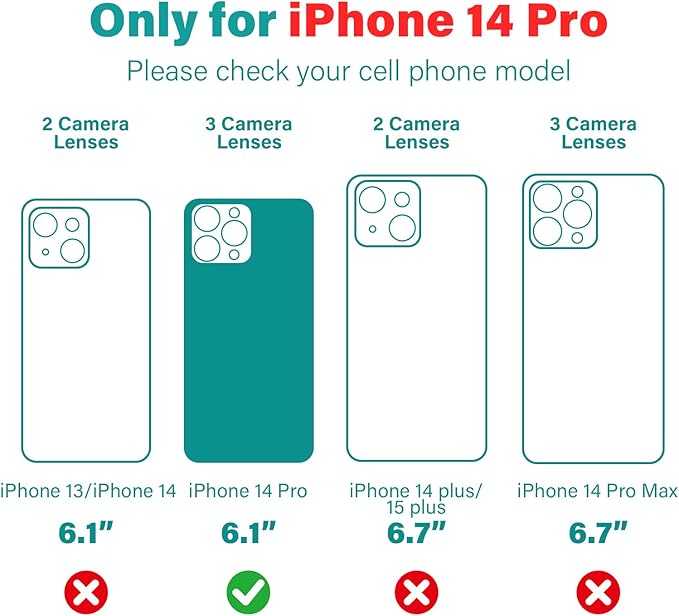 Compatible with iPhone 14 Pro Case with Invisible Magnetic Ring Stand [Compatible with Magnetic] [Military Drop Protection] Shockproof Slim Hard Back Soft Edge Case 6.1 Inch, Khaki