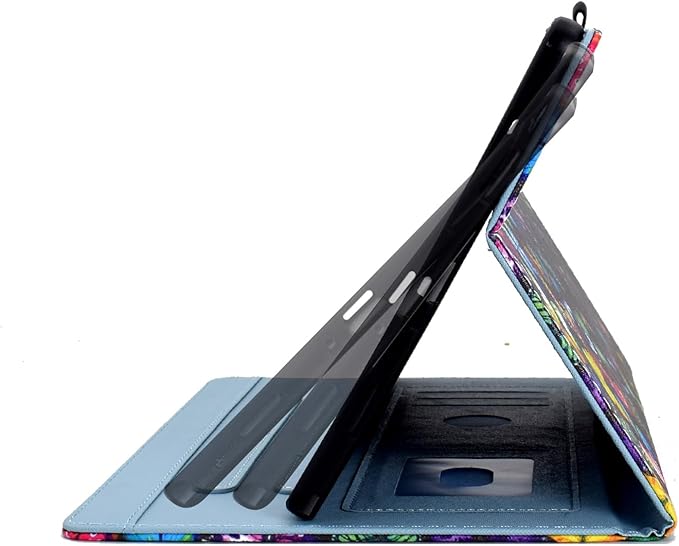 Case for Galaxy Tab A9+/A9 Plus 11 Inch 2024 (SM-X210/X216/X218), Funut PU Leather Folio Cover Multi-Angle Stand with Auto Wake/Sleep Case for Samsung Galaxy Tab A9 Plus/A9+ Tablet, Colorful Butterfly