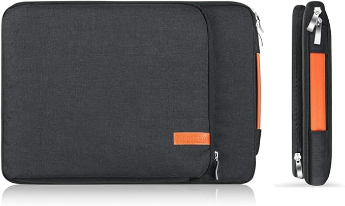 14 13.5 13.3 13 Inch Laptop Sleeve Shockproof Case Bag Compatible with MacBook Pro 14 13 inch/MacBook Air 13.3/ Dell XPS 13/ Surface Laptop 13.5/ iPad Pro 12.9, HP Lenovo Asus Acer - Black