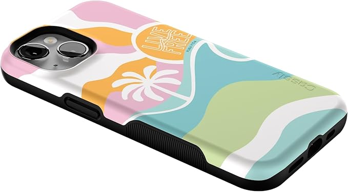 Casely iPhone 14 Case | Tropical Dreams | Pura Vida | Compatible with MagSafe | Bold Protective Design