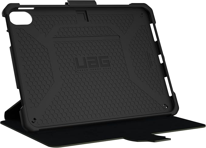 URBAN ARMOR GEAR UAG Designed for iPad 11" A16 11th Gen 2025, 10.9" 10th Gen 2022 Case A3354 A3355 A2696 Rugged Protective Folio Cover w/Adjustable Stand & Pencil Holder, Metropolis SE Olive