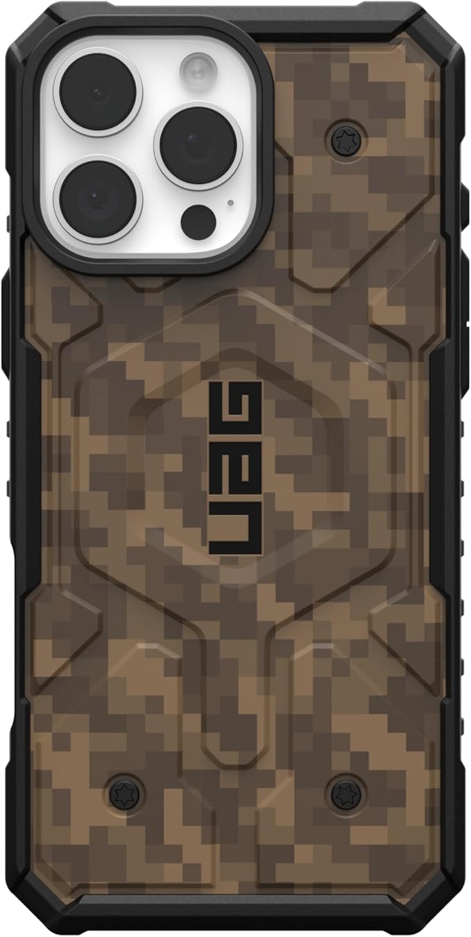 URBAN ARMOR GEAR UAG Designed for iPhone 16 Pro Max Case 6.9" Pathfinder SE - Compatible with MagSafe Charging Rugged Shockproof Anti-Slip Military Grade Protective Cover, Digi Camo Dark Earth