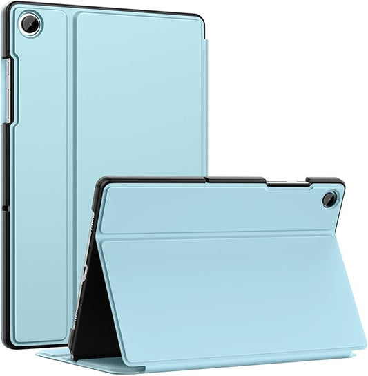 MoKo Case for Samsung Galaxy Tab A9 Plus 11-Inch 2023, Multi-Angle Viewing Slim Hard Back Shell Protective Cover Case with Auto Wake/Sleep for Galaxy Tab A9+ Tablet SM-X210/SM-X216/SM-X218, Sky Blue