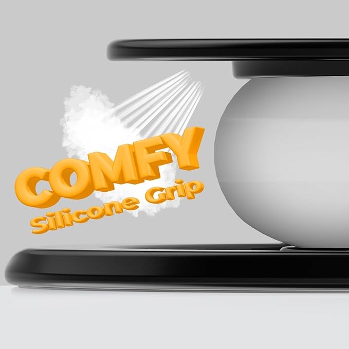 metisinno Phone Grip for MagSafe, Magnetic Stand for iPhone MagSafe Cases, One Finger Pop and Snap, Removable for Wireless Charging, Black